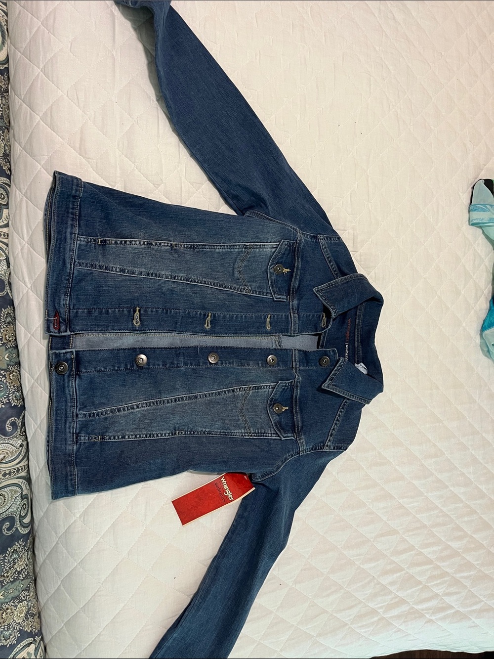 Wrangler Dark Blue Denim Jean Jacket